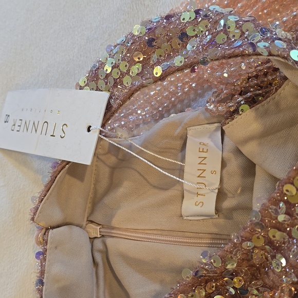 NWT Stunner Kiera Sequin Embellished Cocktail Dress - Picture 7 of 9